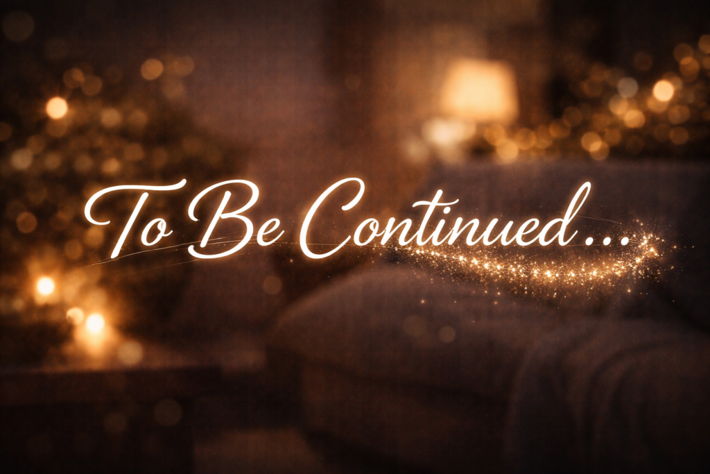 テレビドラマの終わりのような「To Be Continued...」という文字が、おしゃれなフォントで表示されている画像。