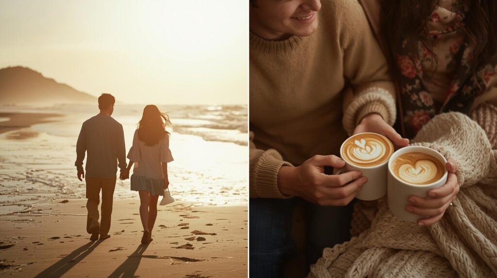 仲睦まじいカップル