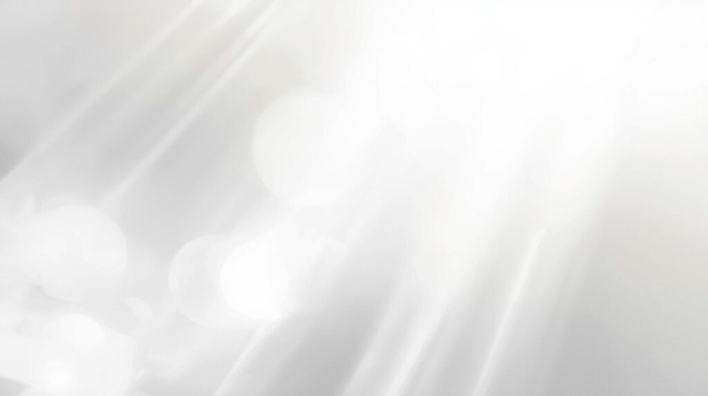 優しく広がる白い光