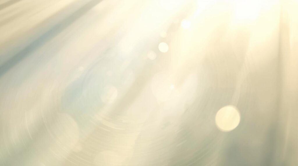 柔らかい光が同心円状に広がる