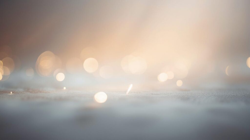 静かに広がるシンプルな光