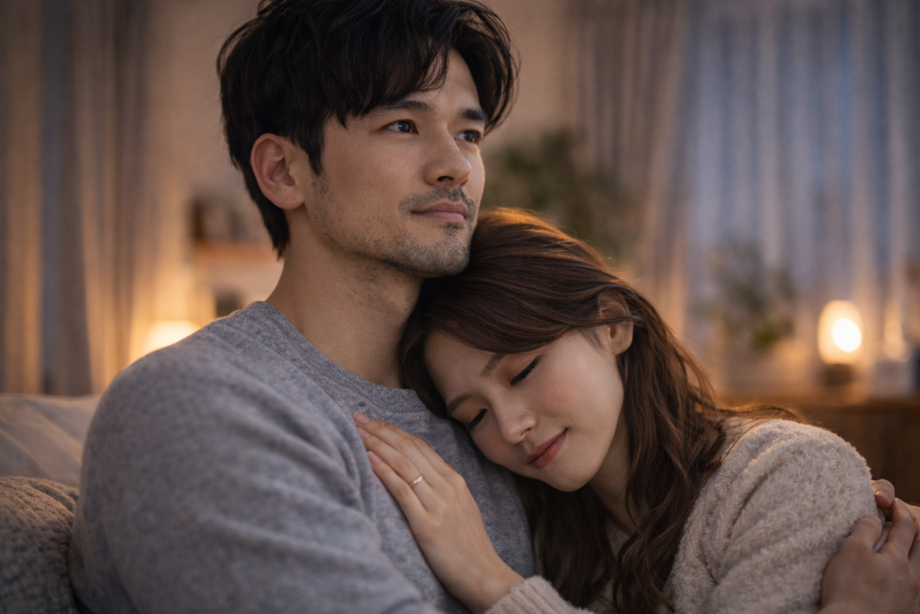 「見守る強さ」のイメージ。