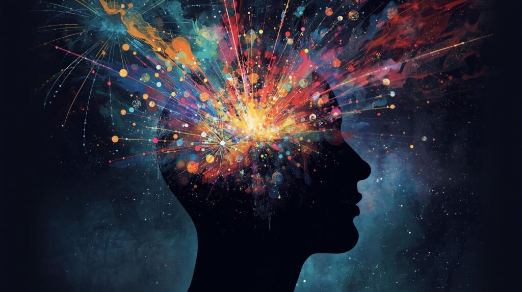 「脳内花火」のイメージ。