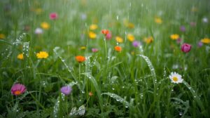 「雨降って地固まる」イメージ。