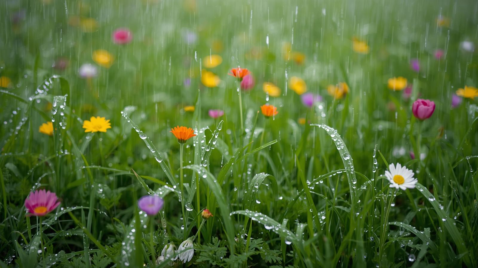 「雨降って地固まる」イメージ。