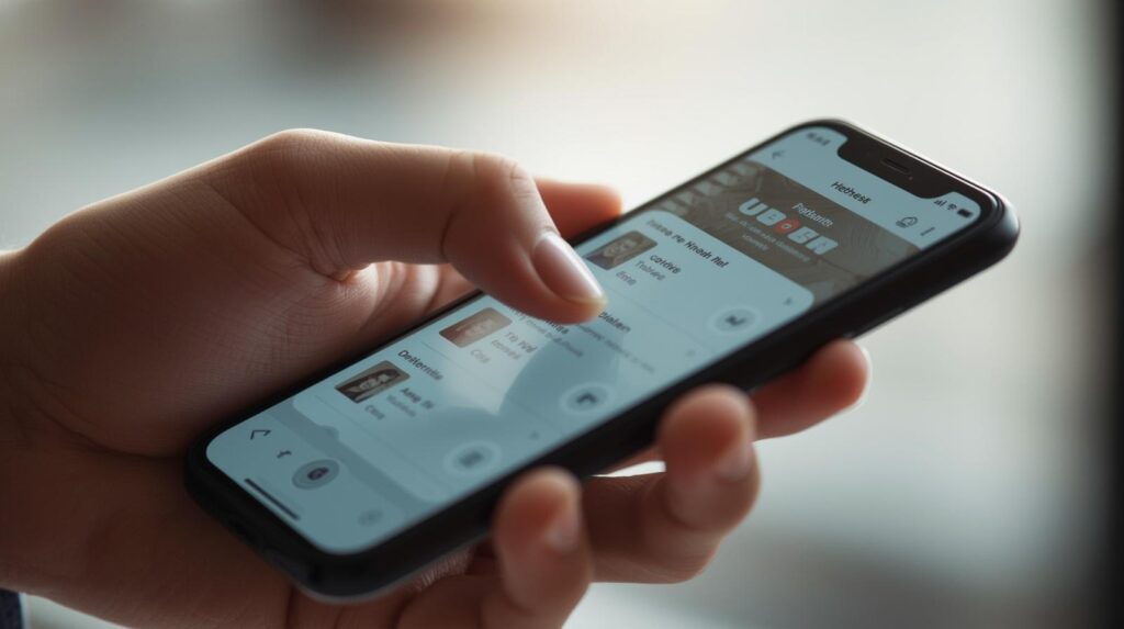 スマホでメモを取っている（覚えている）イメージ。
