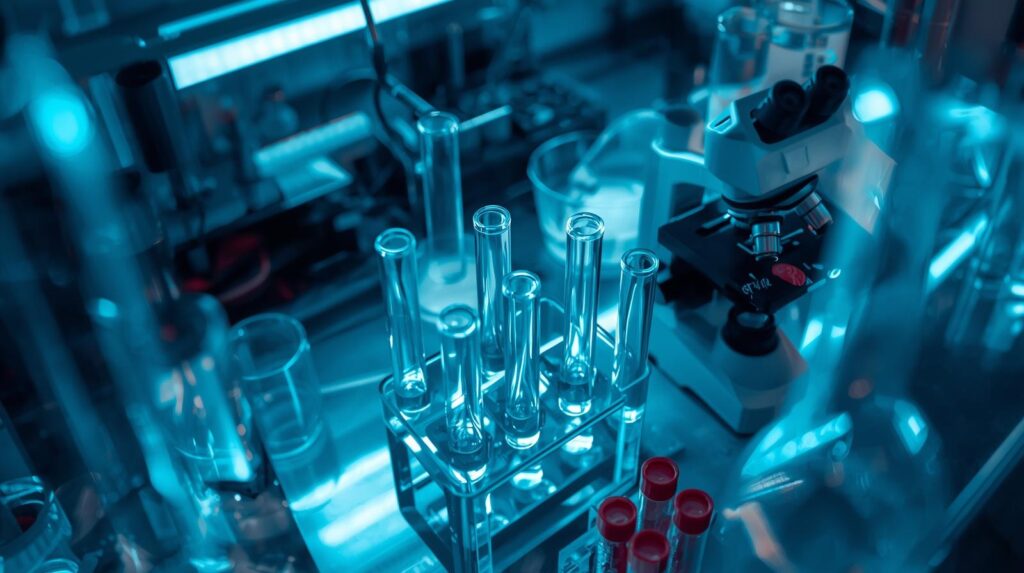 分析・解析中のイメージ。