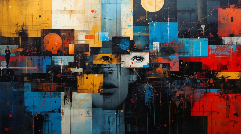 悩みが一つではないことを視覚的に表現。