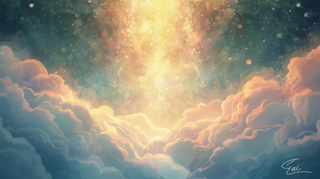 非現実的な「理想」を象徴する描写。