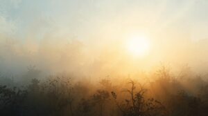 霧が晴れていくような視覚的なメタファー。